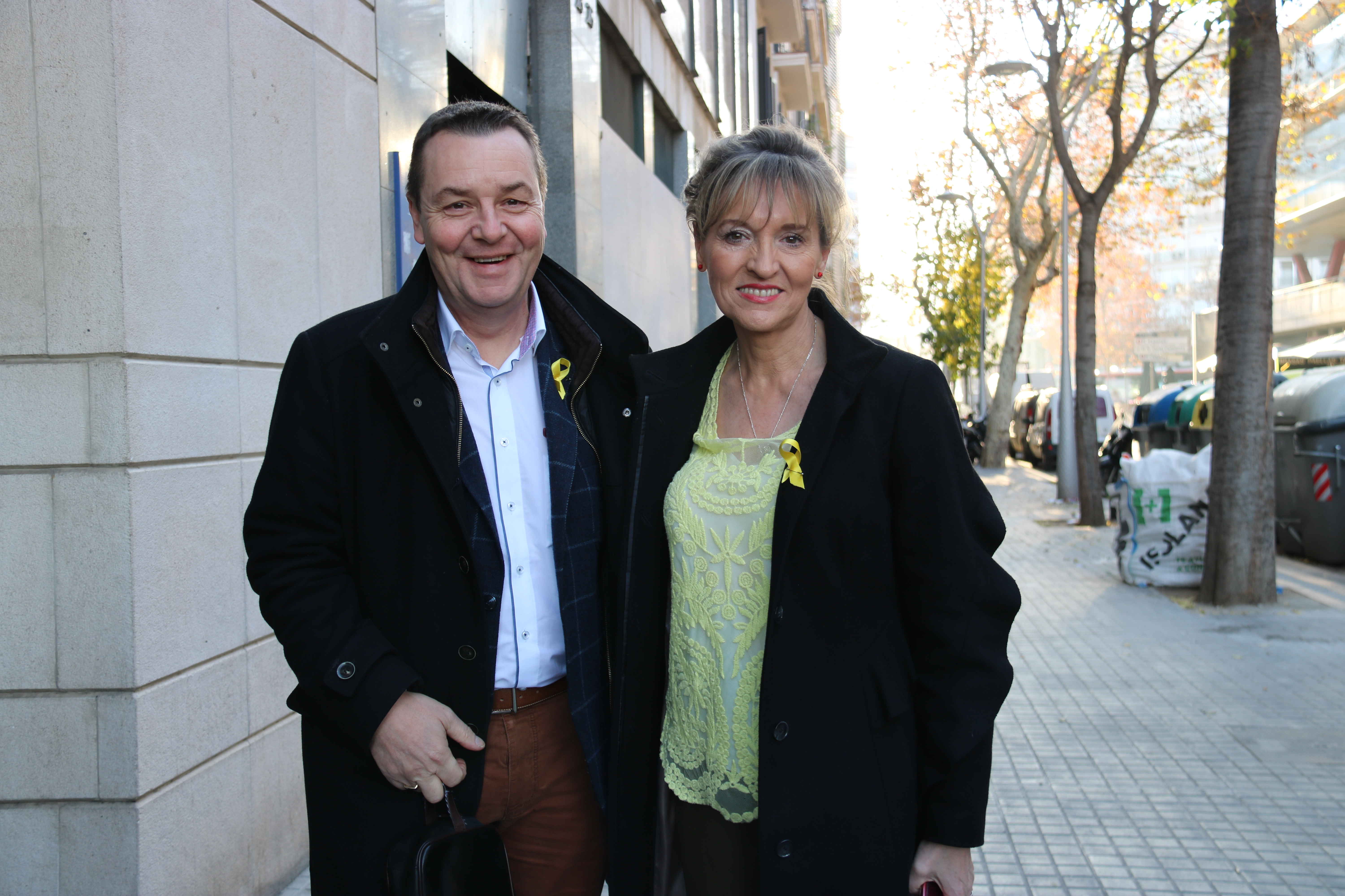 MEPs Mark Demesmaeker and Martina Anderson (by ACN)